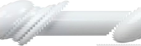 Drążek Karnisz wysuwany z okrągłą końcówką do zasłon 76-213cm DAKEPOLE R8.2