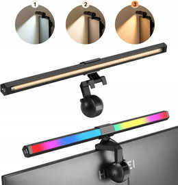 Lampa świetlna LED Anpro do monitorów 2800-6500k RGB zasilana USB R3.5
