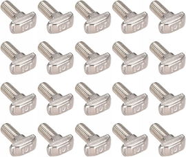 20x ŚRUBA TEOWA MŁOTKOWA M8x20mm stal węglowa DO SZYN PROFILI R4.7