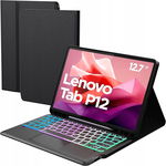 Etui z Niemiecką Klawiaturą QWERTZ do Tabletu Lenovo Tab P12 12,7 2023 R2.4