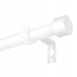Karnisz biały mat 16mm regulowany 63-183cm z końcówkami i uchwytami R8.2