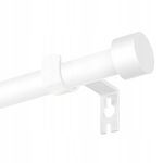 Karnisz biały mat 16mm regulowany 63-183cm z końcówkami i uchwytami R8.2