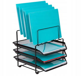 Organizer z szufladami na DOKUMENTY PRZYBORNIK NA BIURKO METALOWY R1.5