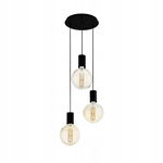 Lampa wisząca Eglo POZUETA 3 -punkty światła E27 ELEGANCKA I NOWOCZESNA