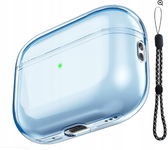 Ahastyle AIRPODS PRO 2 przezroczyste etui na słuchawki bezprzewodowe pasek