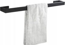 Flybath Wieszak na ręczniki, stal nierdzewna 304 60cm CZARNY MATOWY R2.6