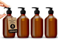 Ręczne dozownik do mydła stojący volila 250 ml beżowy, czarny R2.5