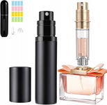 4x Atomizer do Perfum Podróżny z Rozpylaczem 5ml na Perfumy CZARNY R6.2