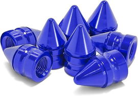 NAKRĘTKI NA WENTYLKI ALUMINIOWE NIEBIESKIE WENTYLE SAMOCHÓD CROSS QUAD R4.7