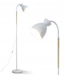 Klasyczna Lampa podłogowa E27 60 W BIAŁA (bez żarówki) R5.6