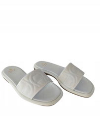 Eleganckie białe klapki Aigner Lotta 3 1231030 BIAŁE