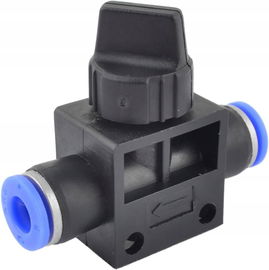 Złączka do węża 1/4 obrotu, plastikowa, 6 mm, z zaworem kulowym R10.1