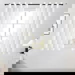 Zasłony TOPFINEL PRZEZROCZYSTE Z PRZELOTKAMI BIAŁE 120x140 P6