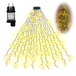 ZEWOOL Lampki Choinkowe Łańcuch Świetlny Na Drzewko 150-240cm 400 LED 2M 14
