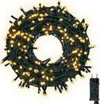 Łańcuch świetlny 30M 300LED ciepła biel, 8 trybów światła R1.4