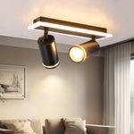 URing Reflektor sufitowy LED, czarny, 2-punktowy obracany o 350° Gu10 R2.3