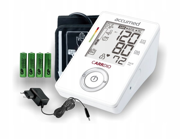 Ciśnieniomierz Rossmax Accumed C5 Carrdio na ramię + zasilacz + 5 lat GWAR