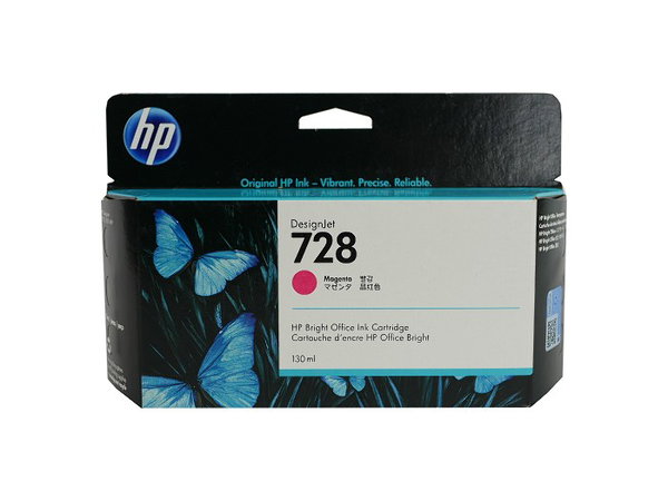 Atrament / tusz HP 728 M MAGENTA / PURPUROWY 130ml F9J66A do HP T730 T830 MFP