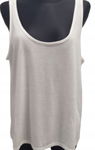 BLUZKA TOP TANK GŁADKA KREMOWA INFINITY WOMAN BASICS R 42 (XL)