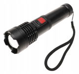 LATARKA P90 LED MOCNA Taktyczna MOCNA USB ZOOM