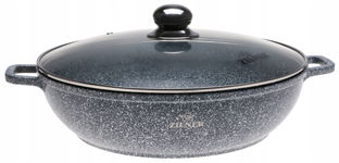 GARNEK Niski MARMUROWY 32cm WOK Indukcja 5,5l 7070