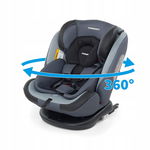 Fotelik samochodowy Foppapedretti Duofix Silver -360 - szary