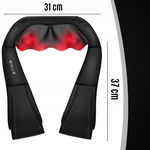 MASAŻER DO SZYI KARKU PLECÓW CIAŁA PODGRZEWANY PAS MASUJĄCY SHIATSU MASAŻ