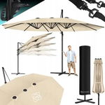 Parasol KESSER beżowy 460 x 260 cm