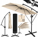 Parasol klasyczny KESSER beżowy 250 x 245 cm