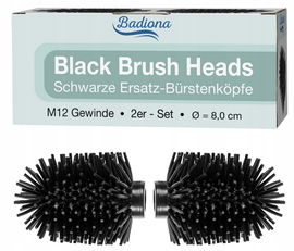 Badiona Silikonowe Głowice Szczotek WC | 8 cm Gwint 12 mm
