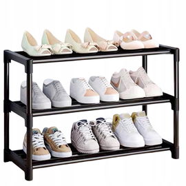 Bosdontek Upgrade Shoe Rack Organizer składany 3-poziomowy stojak na buty