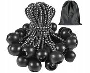 50 szt. mocnych pasów mocujących Cord Ball, bungee cord ball