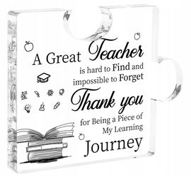 Akrylowy prezent dla nauczyciela