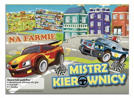 2 gry planszowe NA FARMIE + MISTRZ KIEROWNICY