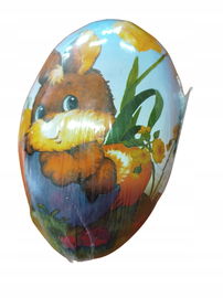 Jajko wielkanocne papierowe do napełnienia zajączek 16 cm