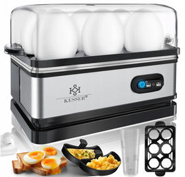 Jajowar KESSER srebrny/szary