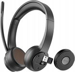 EKSA telecom H16 Professional Bluetooth Wireless Headset with Dual Connecti