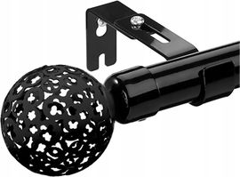 HARRMS Karnisz Czarny 80 -135 cm