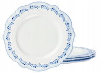 Fanquare 4-częściowy zestaw porcelanowych talerzy obiadowych