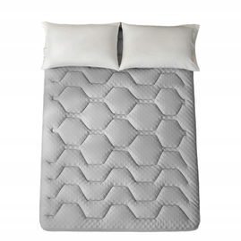 EHEYCIGA Nakładka na materac 200 x 90 cm + 38cm Certipur-US, Oeko-Tex szary