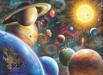 Jigsaw Puzzle 1000 elementów, planety
