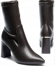 DREAM PAIRS damskie botki brązowe 39: 25cm