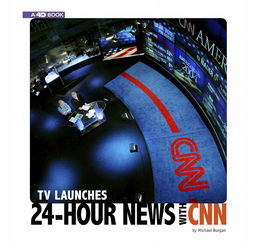 Książka TV LAUNCHES 24-HOUR NEWS WITH CNN by Michael Burgan j. angielski