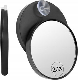 Lustro czarna rama 15cm okrągłe powiększenie 20x