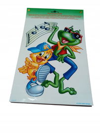 Naklejka na okno żaba z kurczaczkiem 29 x 21 cm