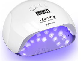 Nailgirls Lampa LED UV 150W, 4 timery czujnik automatyczny LCD paznokcie