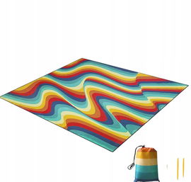 Mata plażowa 200x280 cm wielokolorowa