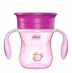Kubek 360 do nauki picia Chicco 12m+ 200ml różowy