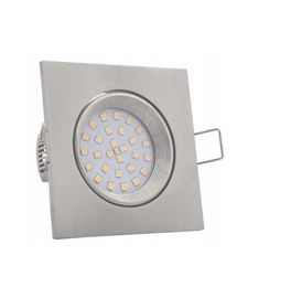 LUMARE LED 4W 2700K 75mm REFLEKTOR srebrny oczko 3szt. 83x83mm