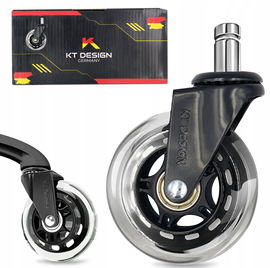 Kółka kauczukowe KT Design Germany 5 szt
